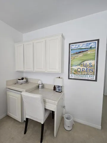 Casita Desk and Refrigerator