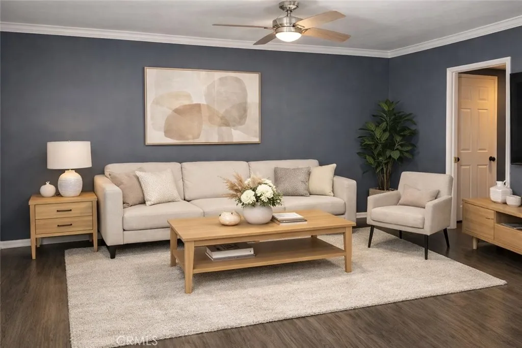 Living Room Virtually Staged