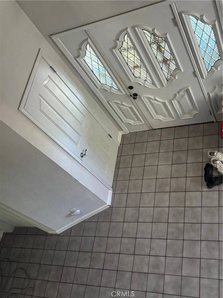 Tiled entryway