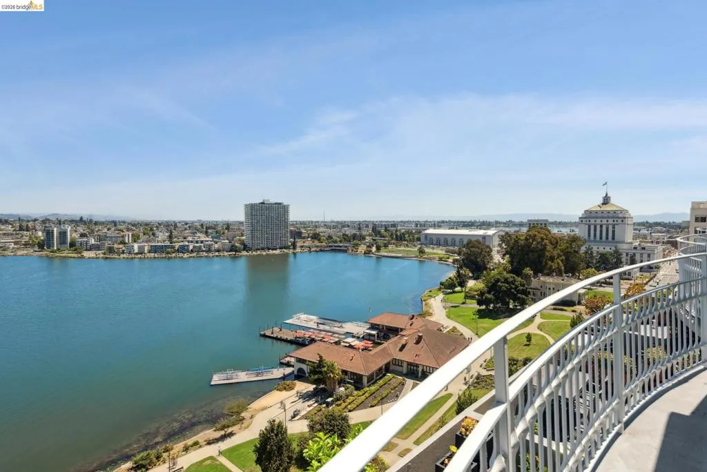 Water view featuring nearby urban area