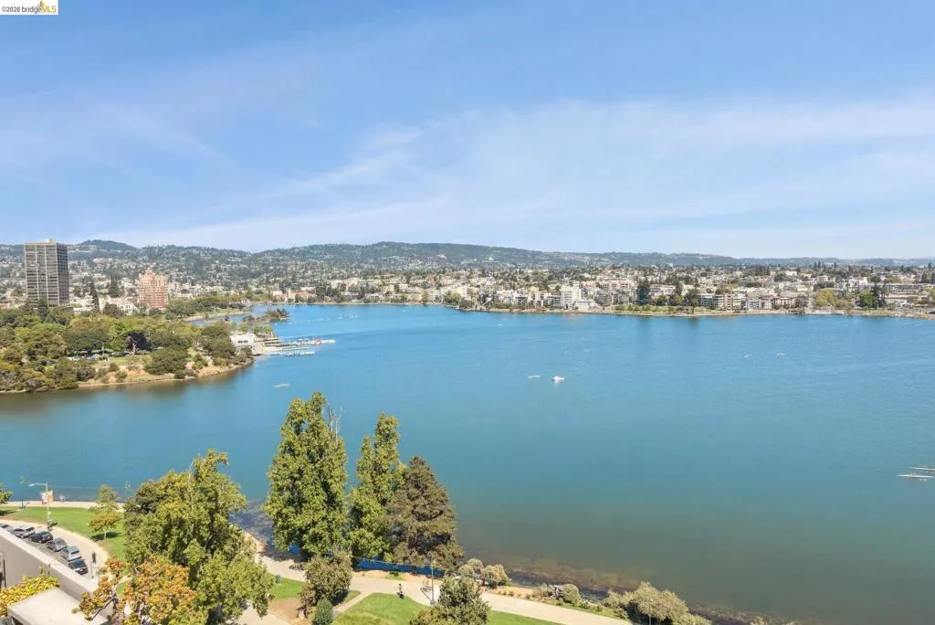 Water view with nearby urban area