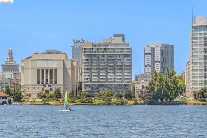 Water view with nearby urban area