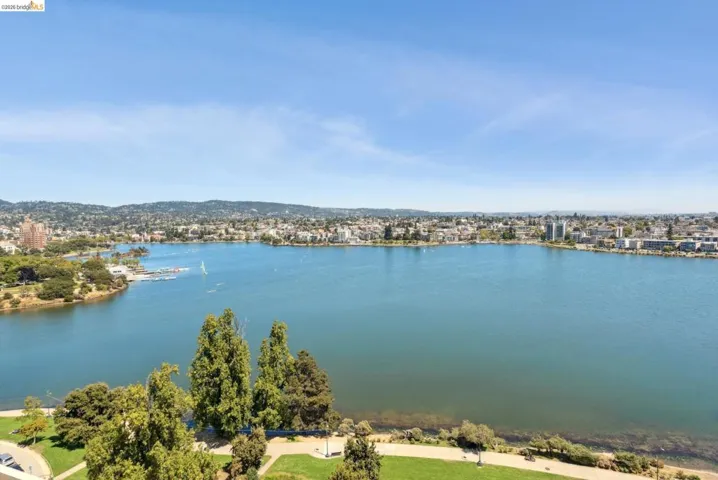 Water view featuring nearby urban area