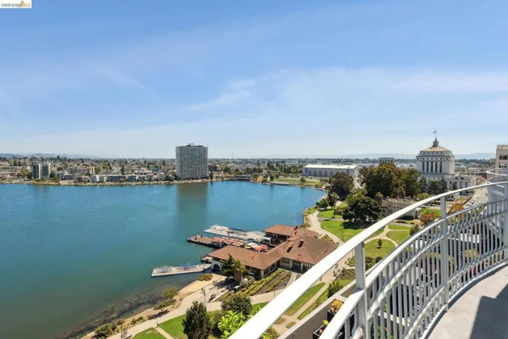 Water view featuring nearby urban area