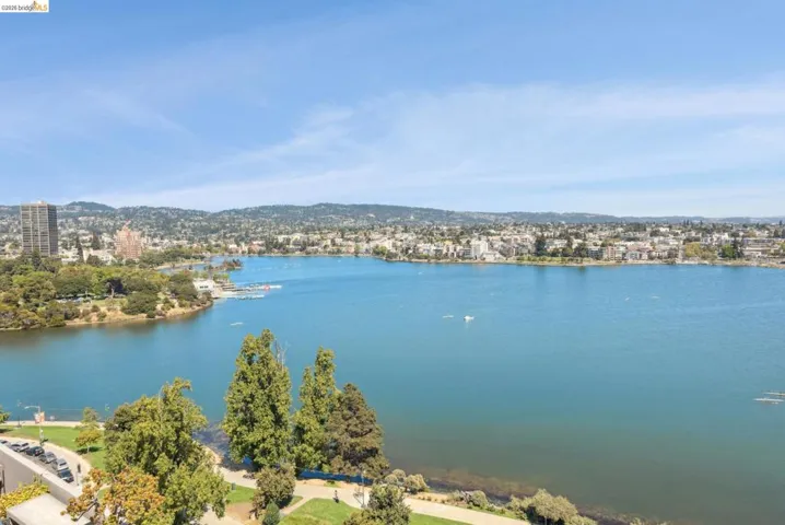 Water view with nearby urban area