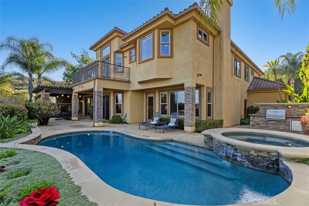 Backyard Pool and Spa