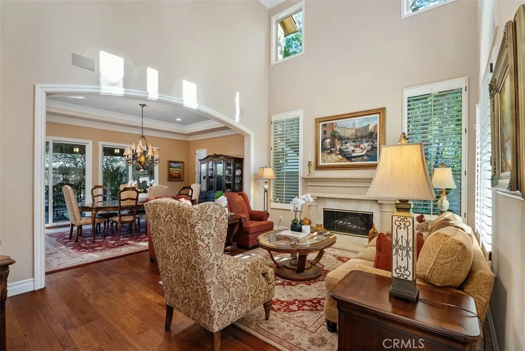 Living Room opens to Dining Room