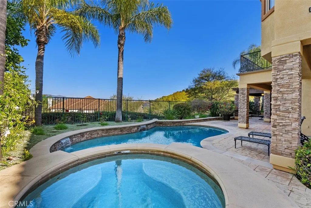 Backyard Pool and Spa