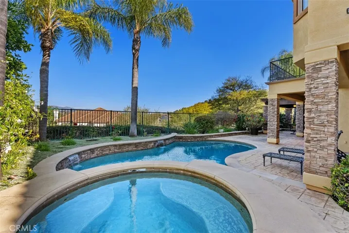 Backyard Pool and Spa