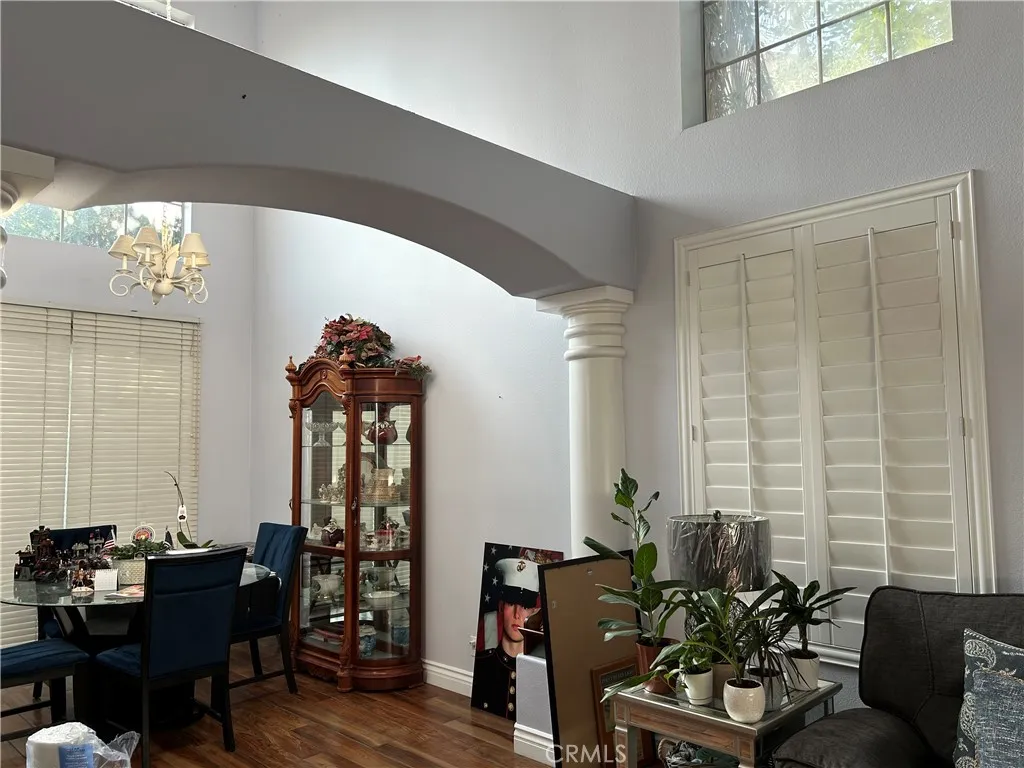 View from Living Room to Dining Room