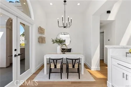 Kitchen Dining Area and Balcony