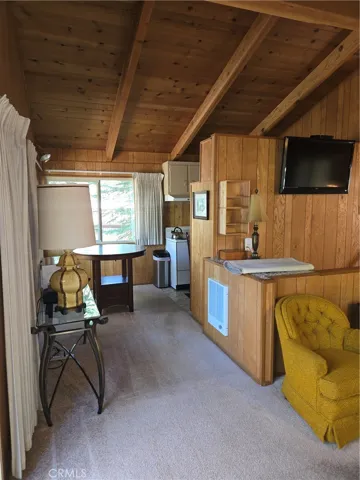 Living Room looking into dining area & kitchen