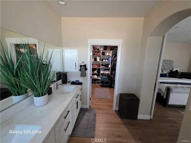 MASTER BEDROOM BATHROOM AND CLOSET DOOR VIEW