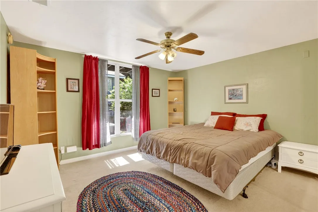 First level Bedroom 1 with space to unwind