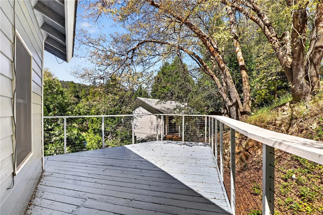 The primary suite includes its own private deck for morning coffee
