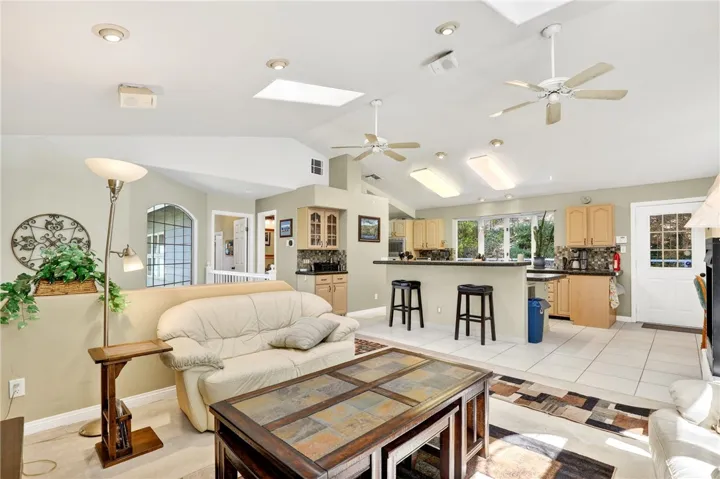 An open-concept great room, ideal for entertaining