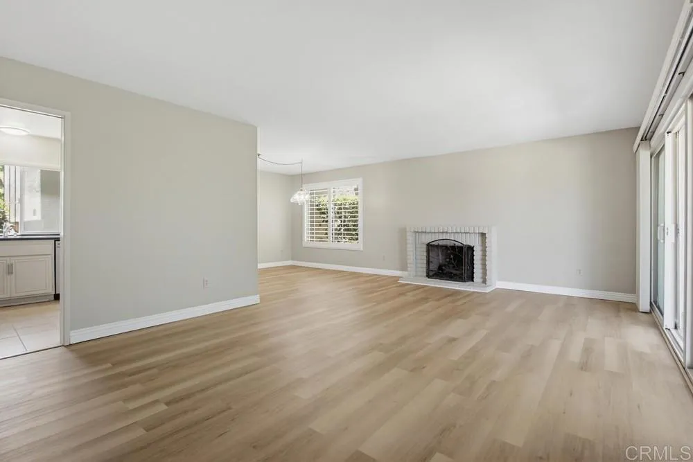 Original living and dining room - see virtually staged photo too