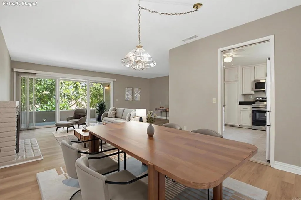 Dining to Living - Virtually Staged Photo