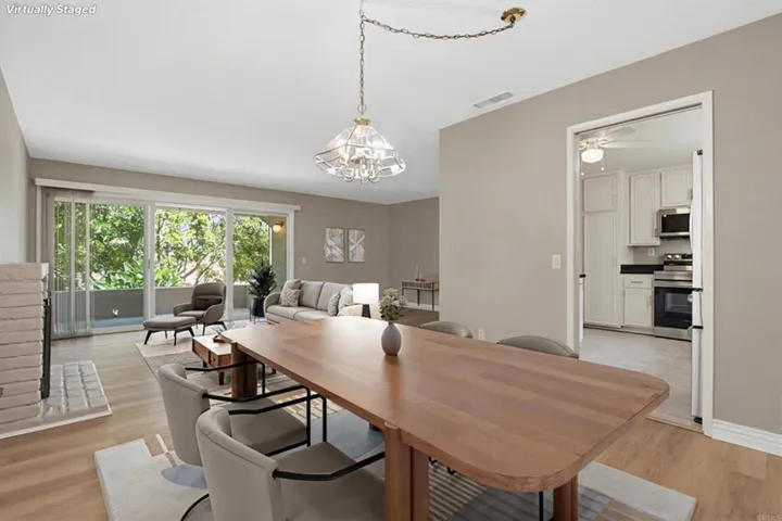 Dining to Living - Virtually Staged Photo
