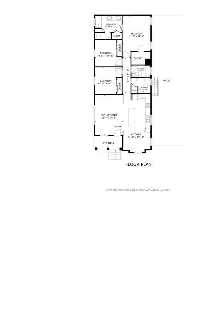 Floor plan for the property