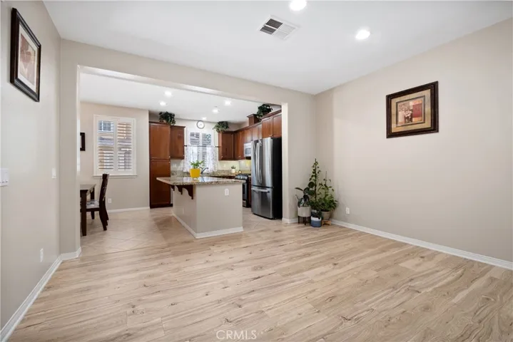 Spacious open floor plan