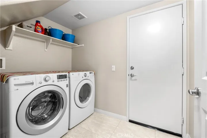 Laundry room on first floor