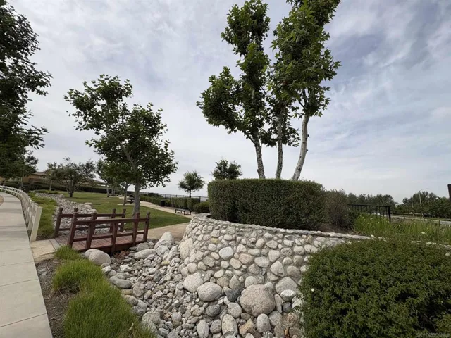 One of the community parks at the entrance to your new home.