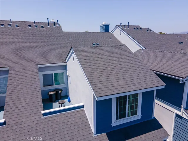 Aerial of front balcony