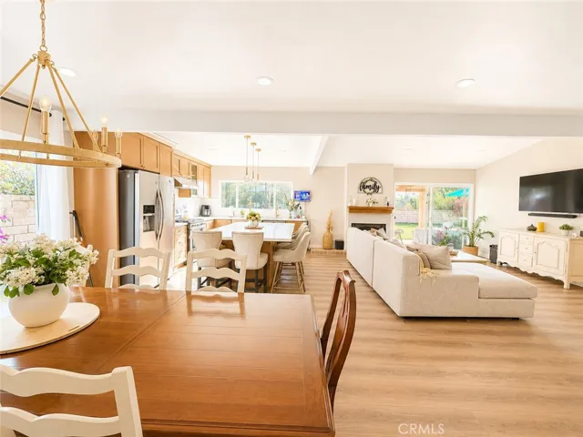 Views from the Dining Room, Kitchen and Living Room