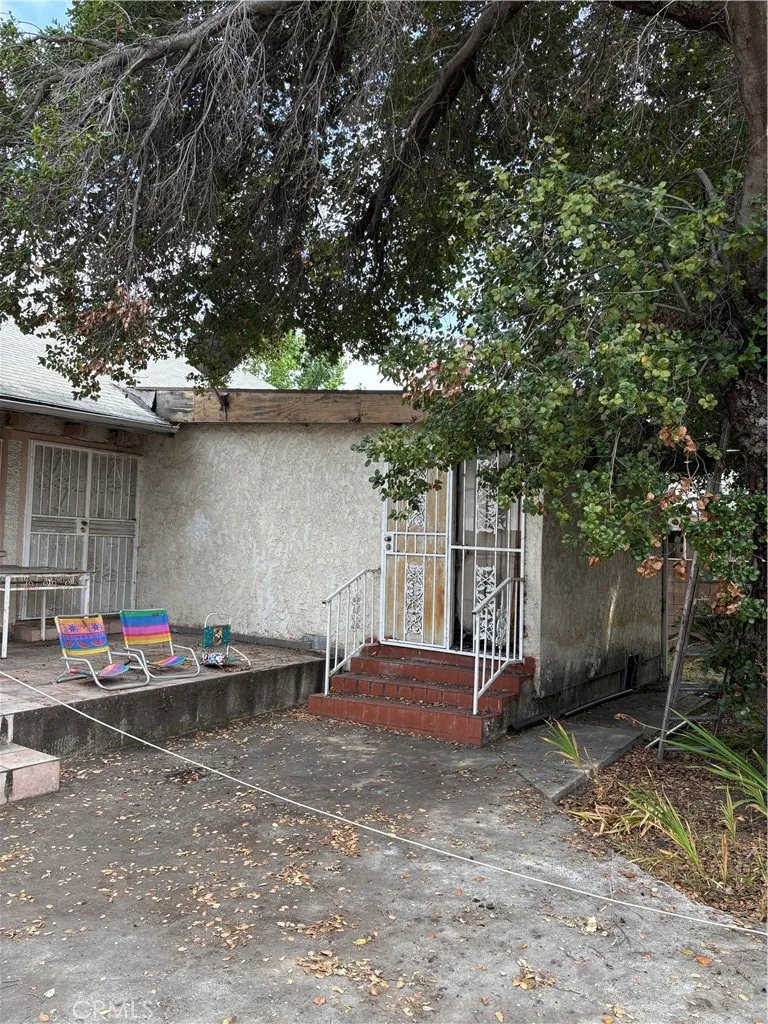 Back side of home