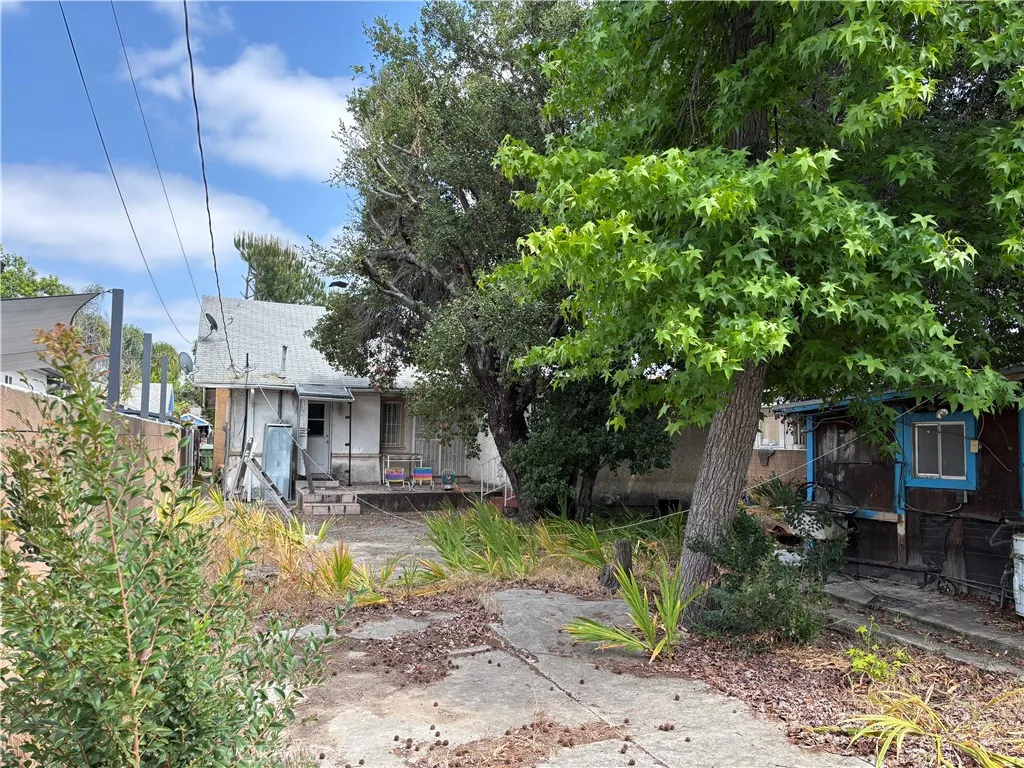 Back side of home