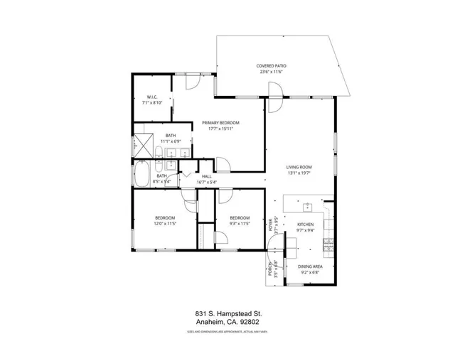 831 S Hampstead, Anaheim, California 92802