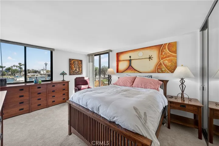 Large primary bedroom does not share a wall with the neighbor.