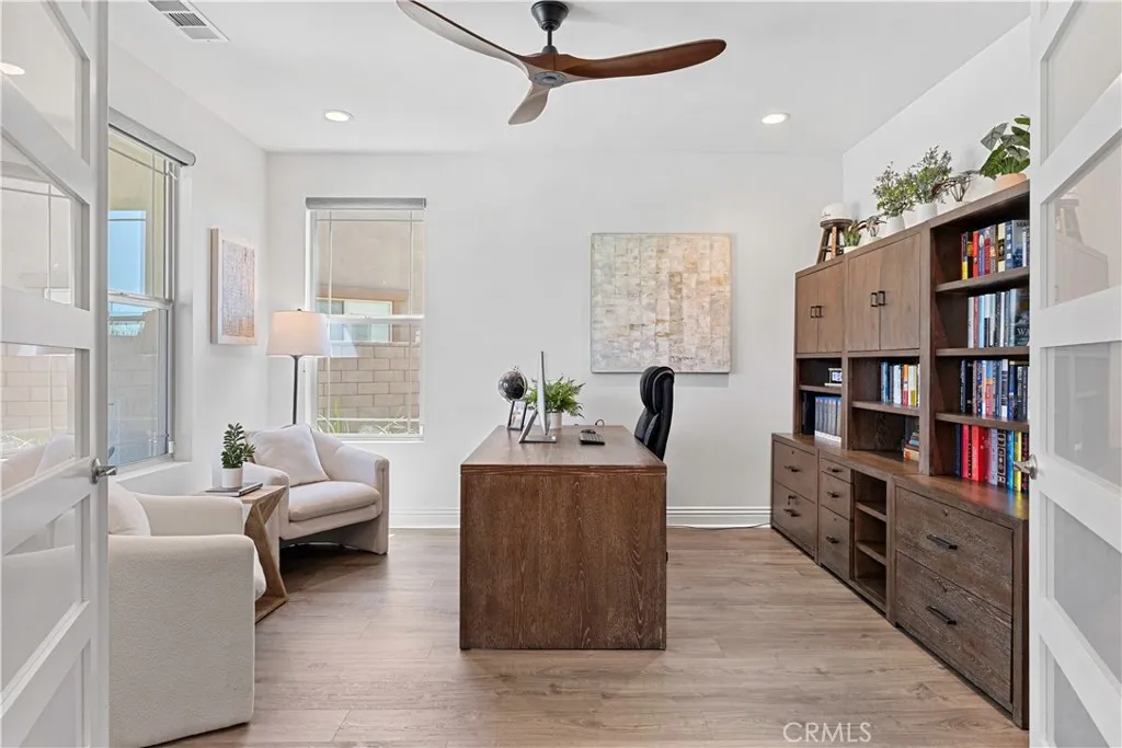 Double-doors to your bright and airy office