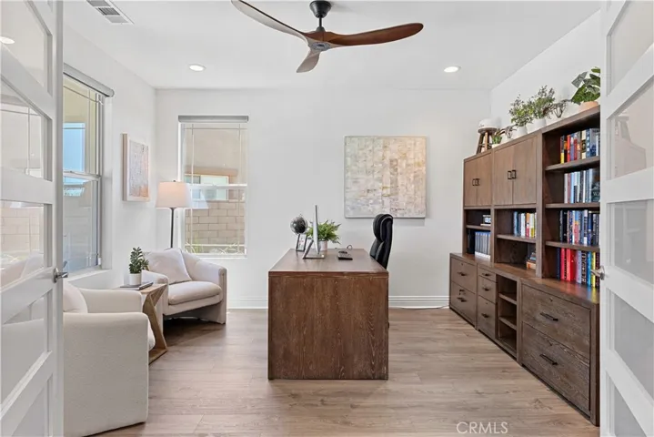 Double-doors to your bright and airy office