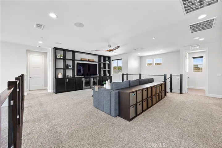 Huge loft with built-ins, stereo wiring and double beverages fridges