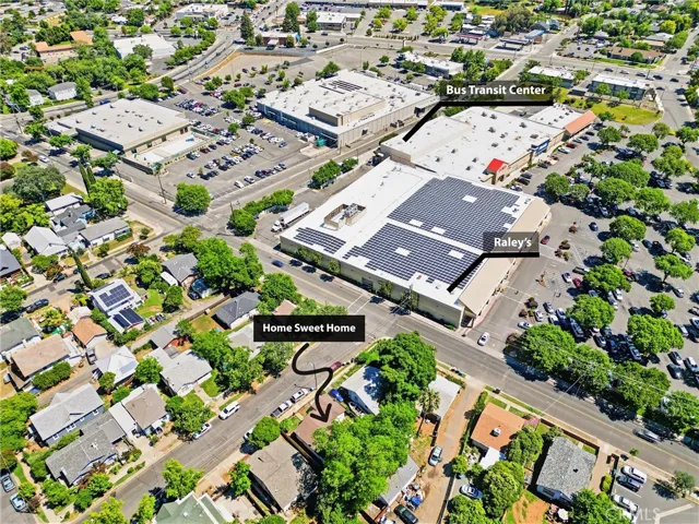 Home compared to local amenities.
