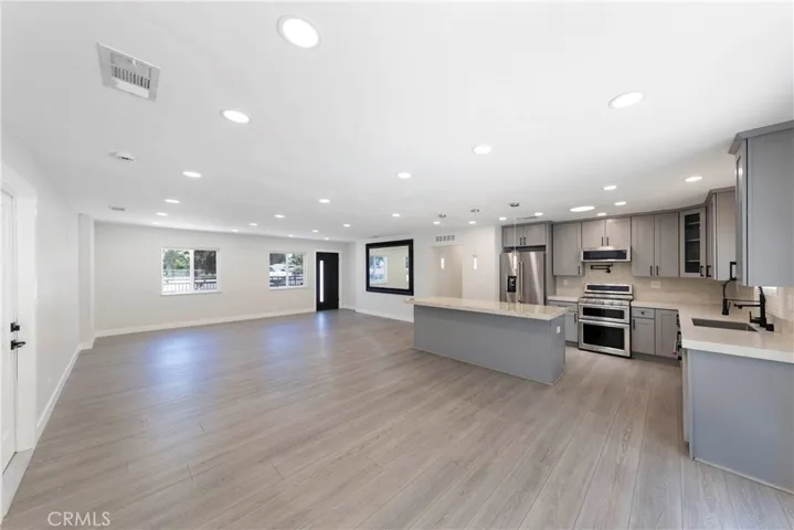Large Island Quartz counter tops