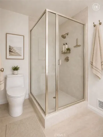 Primary Shower - Virtually Enhanced