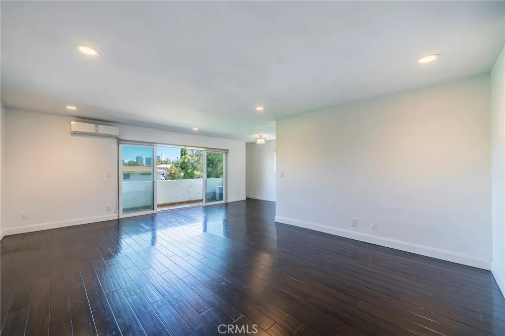 View from the front door to the dining area and balcony