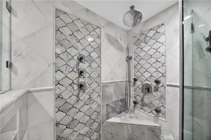 Multiple water features make this shower a dream!