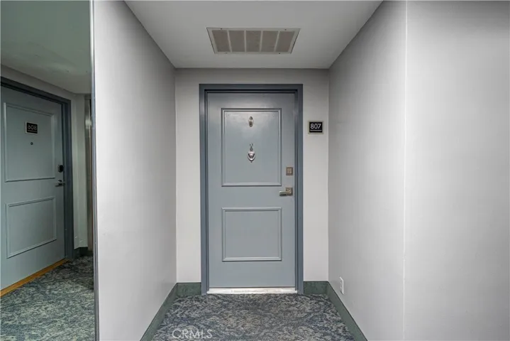 Front door leading to your new home.