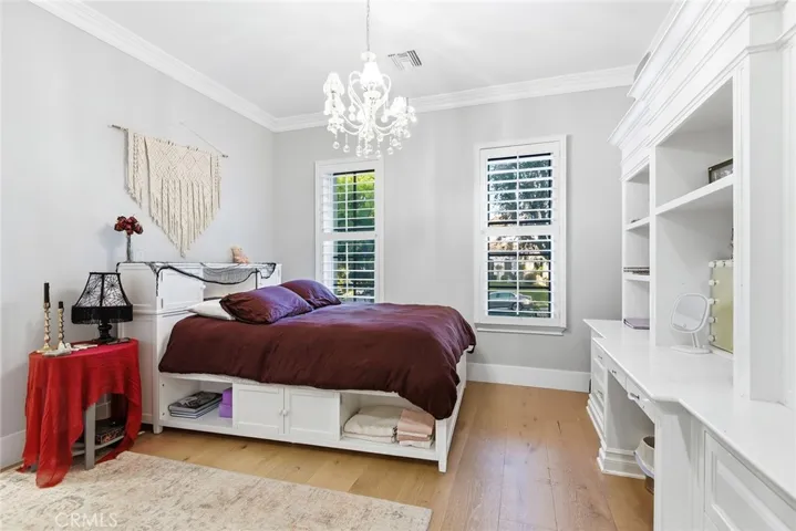 one of the large secondary main level bedrooms