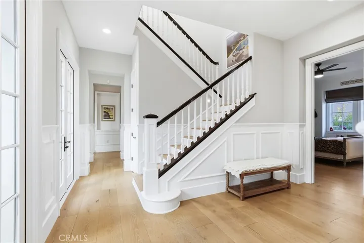 Stairs leading to 2nd level bonus/guest suite