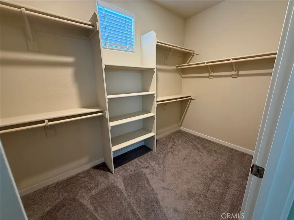 Master room walk in closet