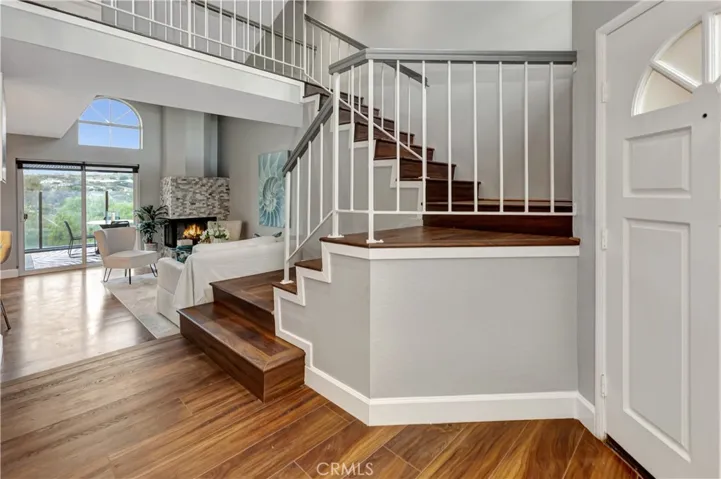 View of living room entrance hall