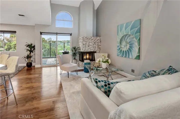 Living room with views