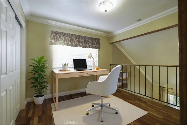 Digitally Staged Office/4th Bedroom