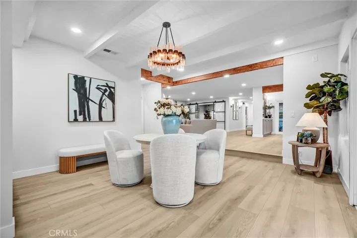 Bar room with wet bar