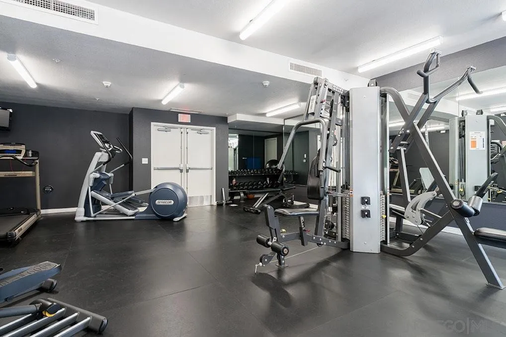 Fitness is only an elevator ride away.